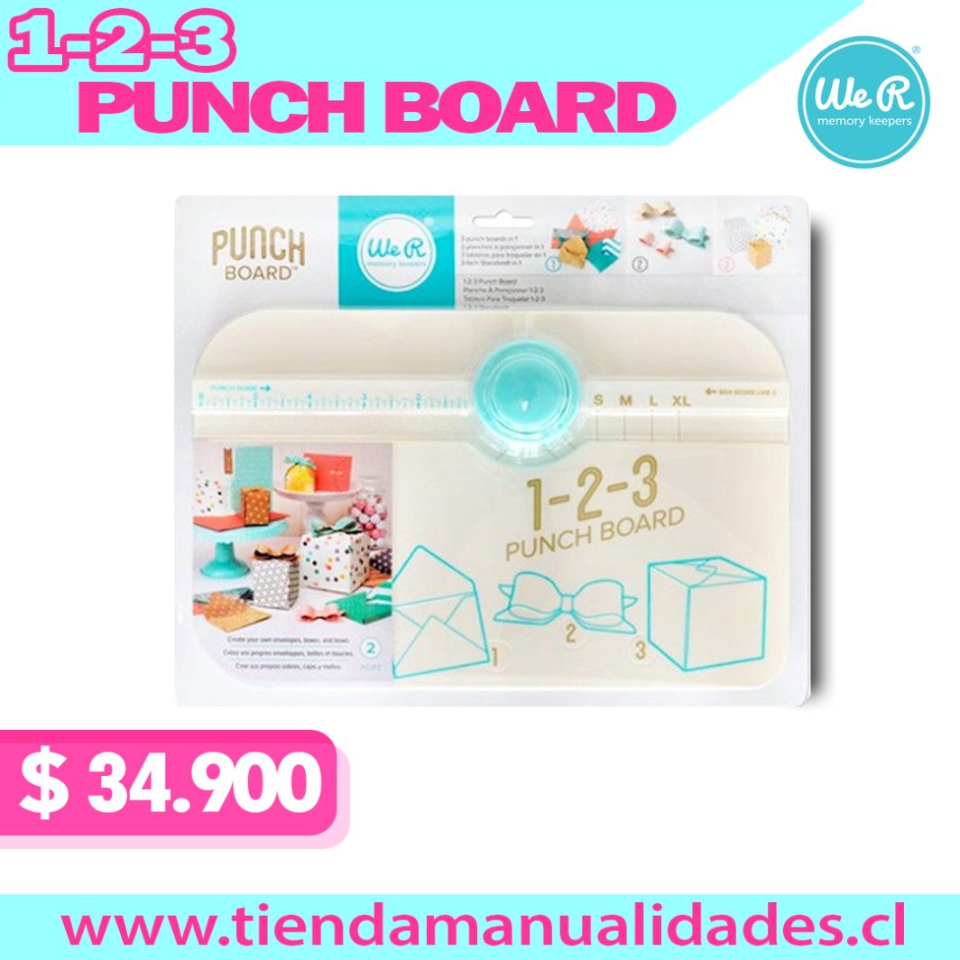 We R memory Keepers - 1-2-3 PUNCH BOARD
