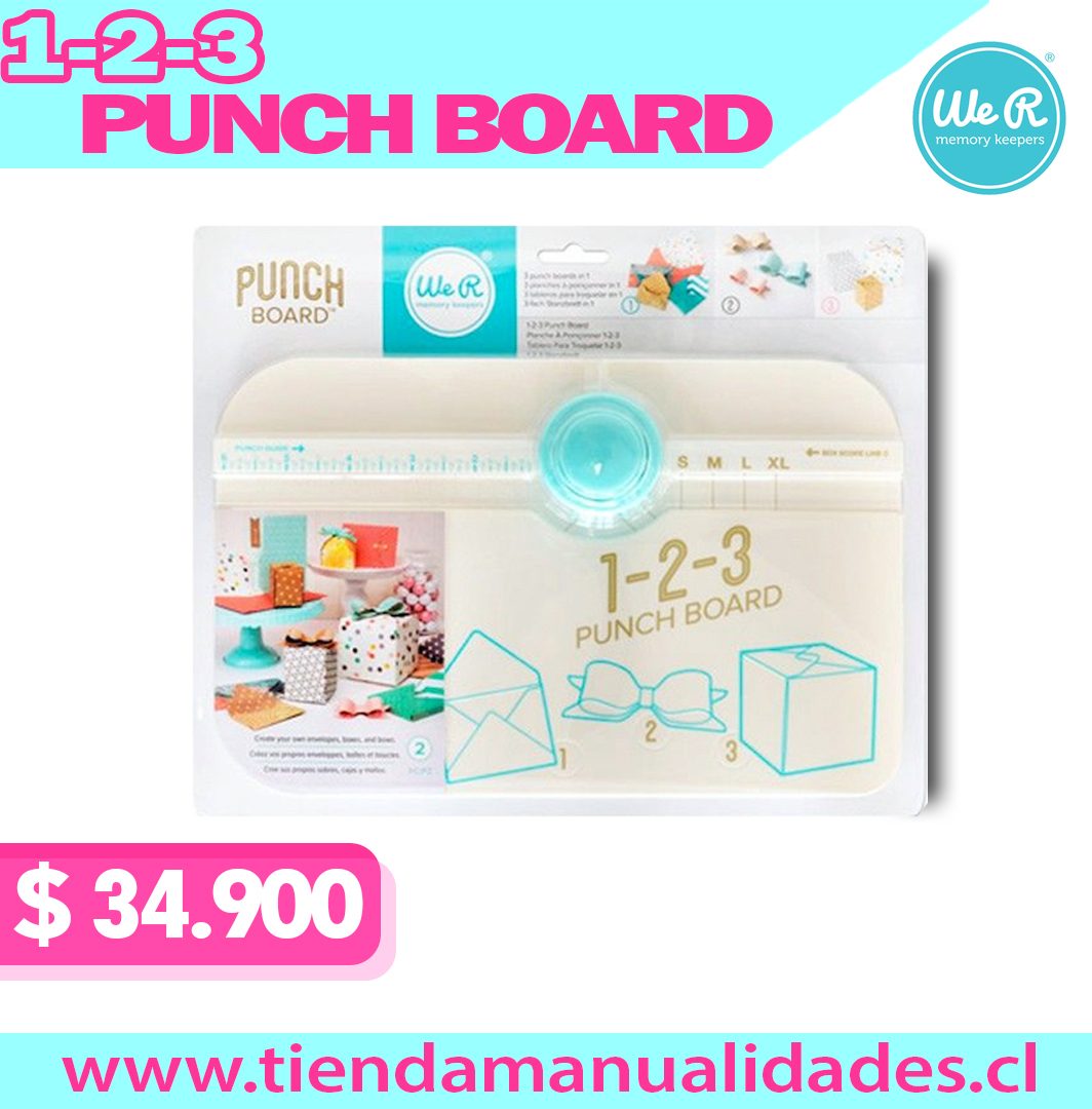 We R memory Keepers - 1-2-3 PUNCH BOARD
