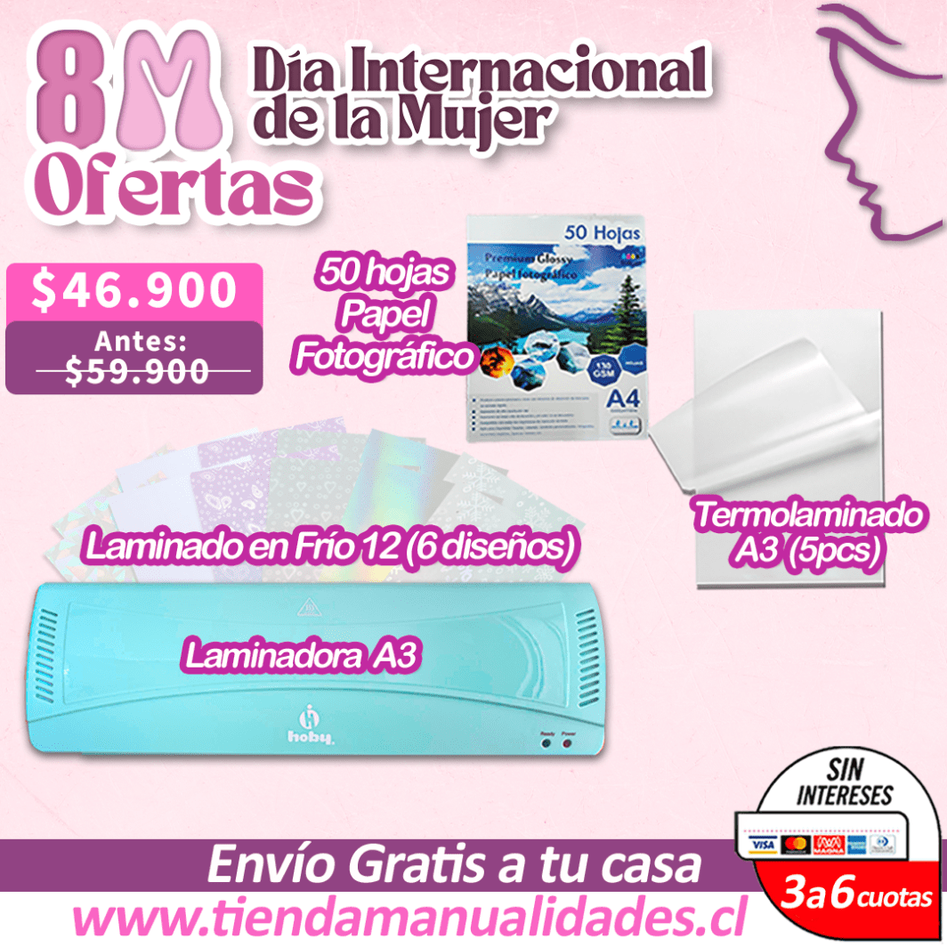 ODM-30-KIT LAMINADORA VERDE - Envío Gratis - Entrega Inmediata