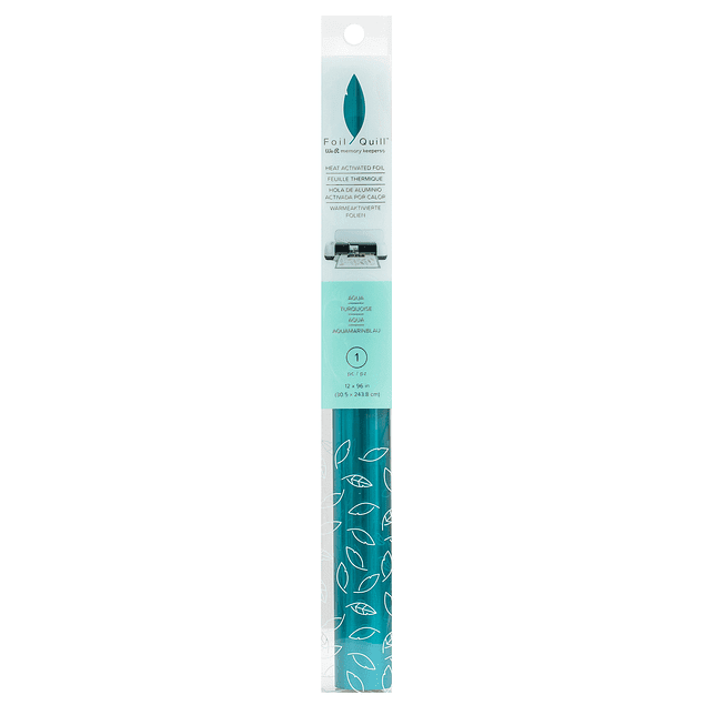Hoja de Aluminio Activada por calor (AQUA)  Foil Quill We R Memory Keepers ¡Disponible para entrega inmediata! 30x244 cm