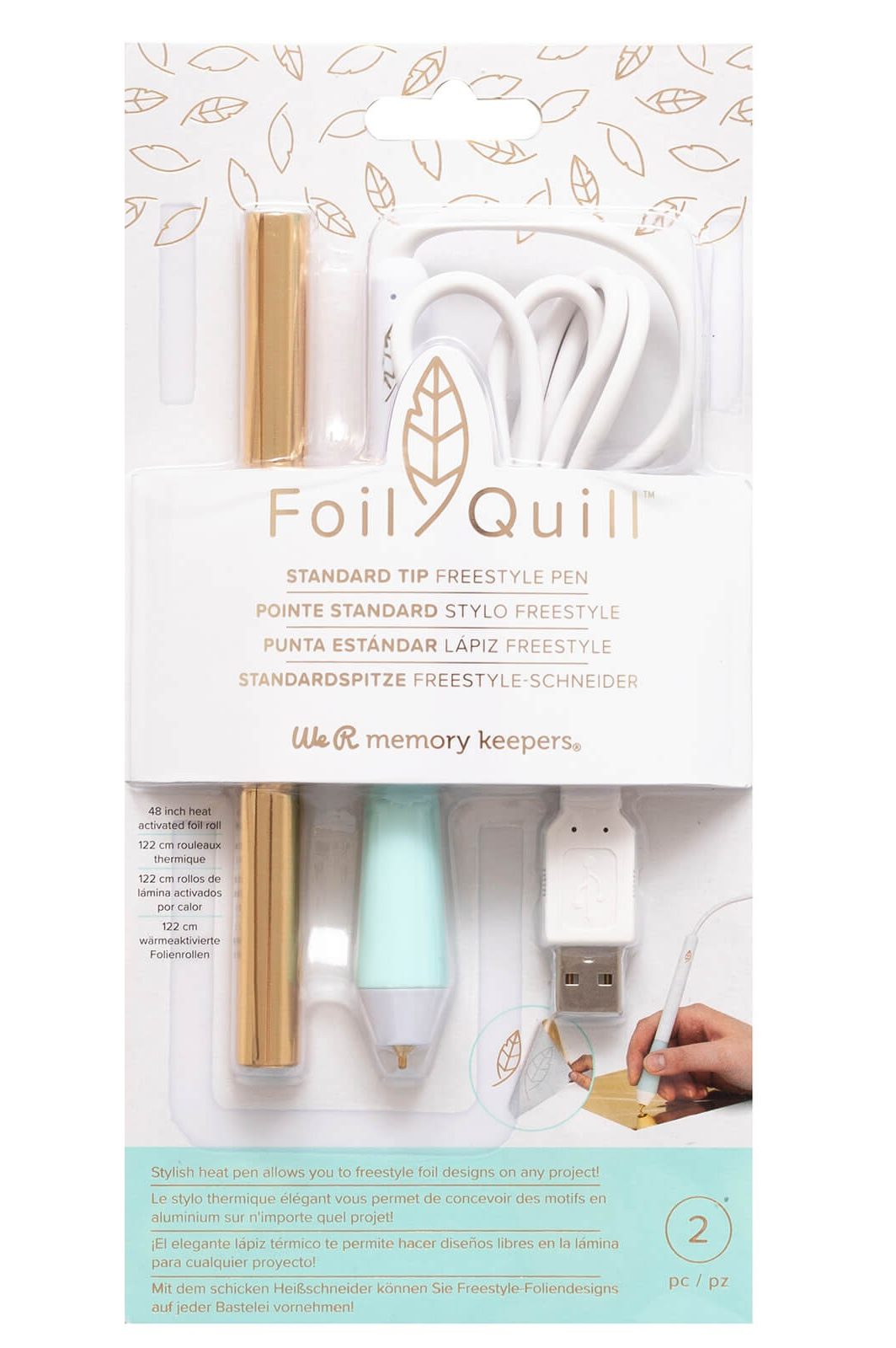 Pluma Térmica (Punta Estándar) ESTILO LIBRE Foil Quill We R Memory Keepers