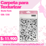 MTT-06 - Carpetas para texturizador Fiesta / Carpetas de Repujado -ENTREGA INMEDIATA