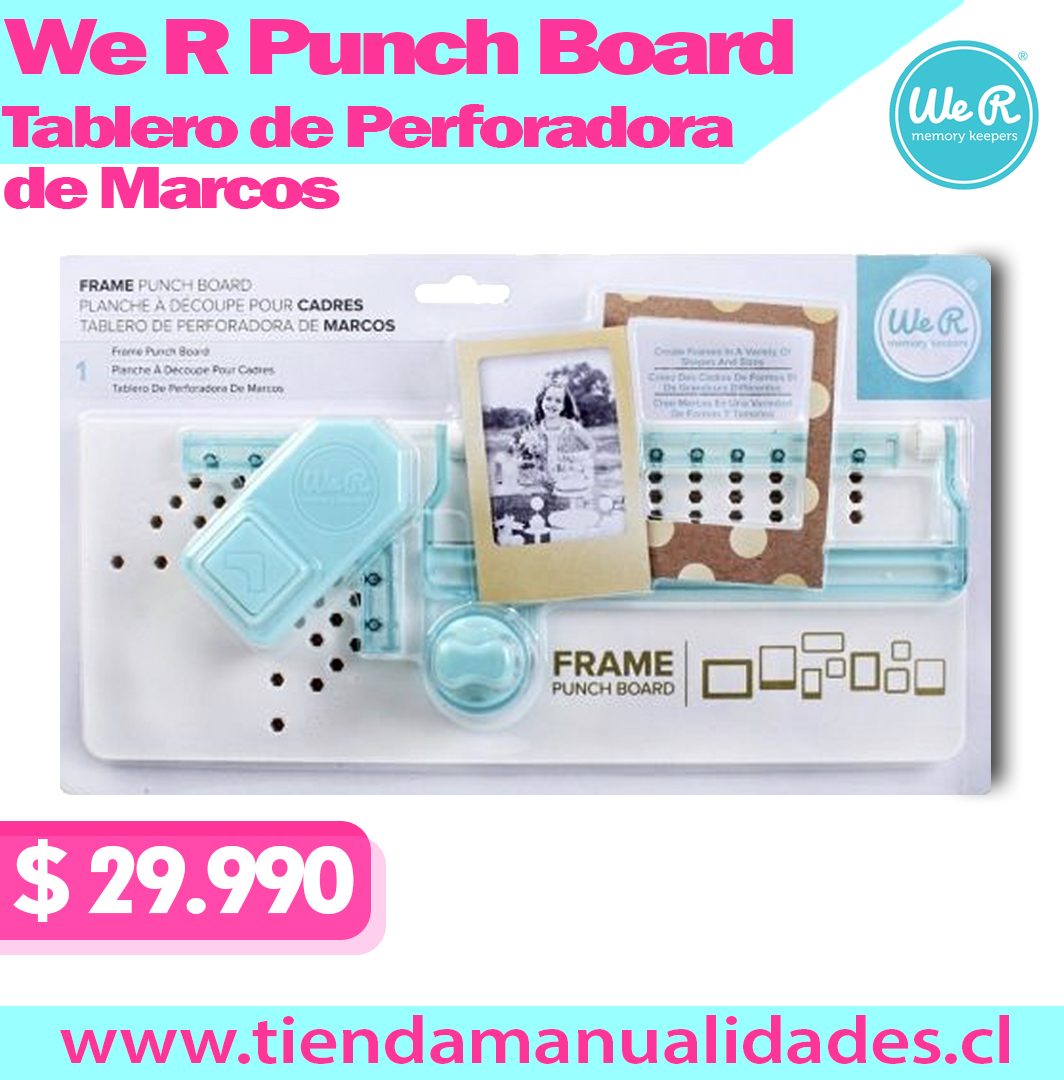 We R memory Keepers - Punch Board Tablero de Perforadora de Marcos