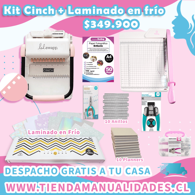 CH380 KIT CINCH CUADRADA + FOLIADORA HOBY