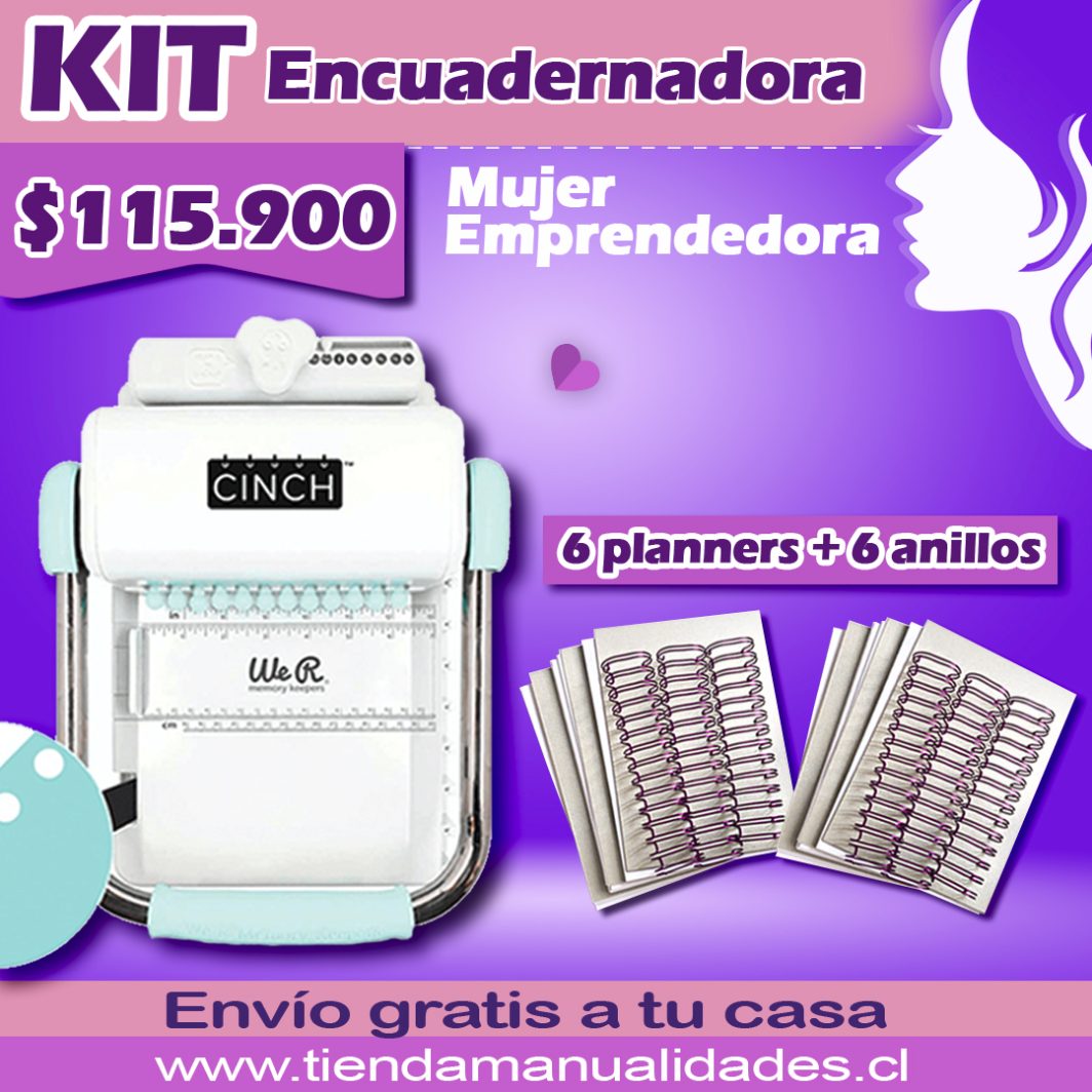 CH65 KIT CINCH REDONDA + 6 PLANNERS