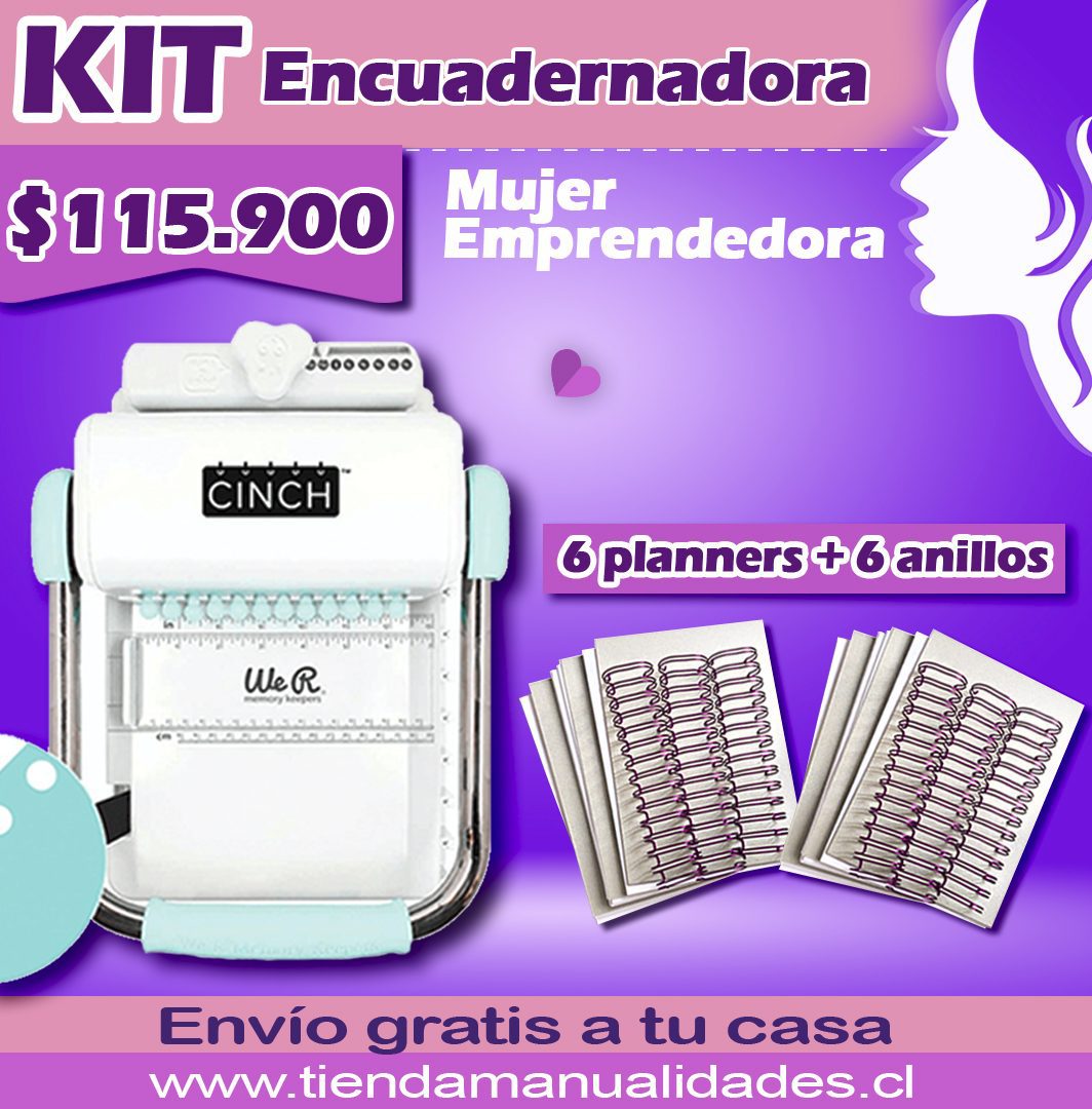 CH65 KIT CINCH REDONDA + 6 PLANNERS