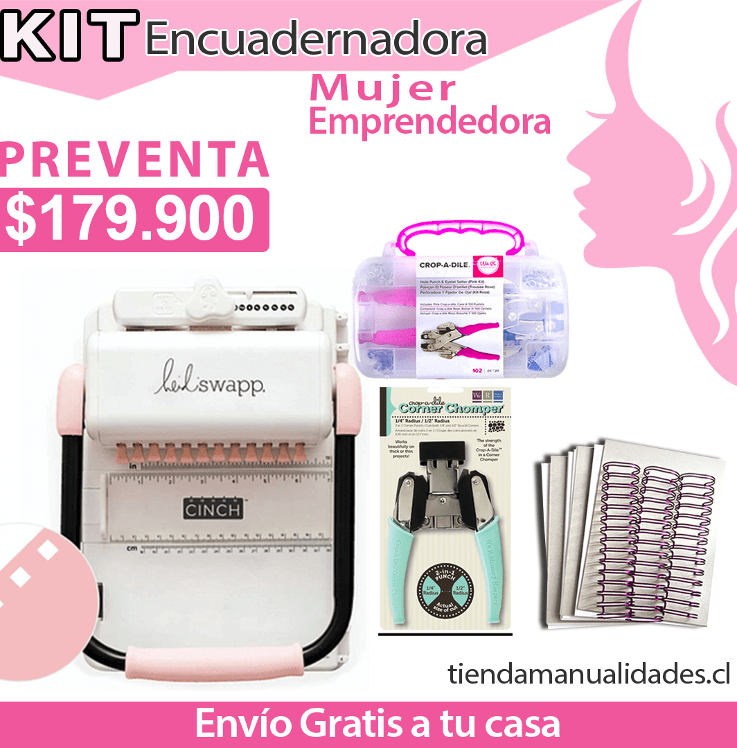 CH145 KIT CINCH CUADRADA + CROP A DILE + CORNER CHOMPER