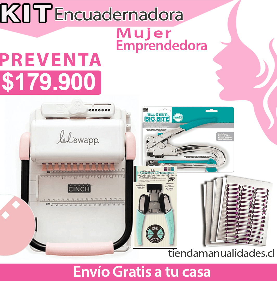 CH155 KIT CINCH CUADRADA + CROP A DILE BIG BITE + CORNER CHOMPER