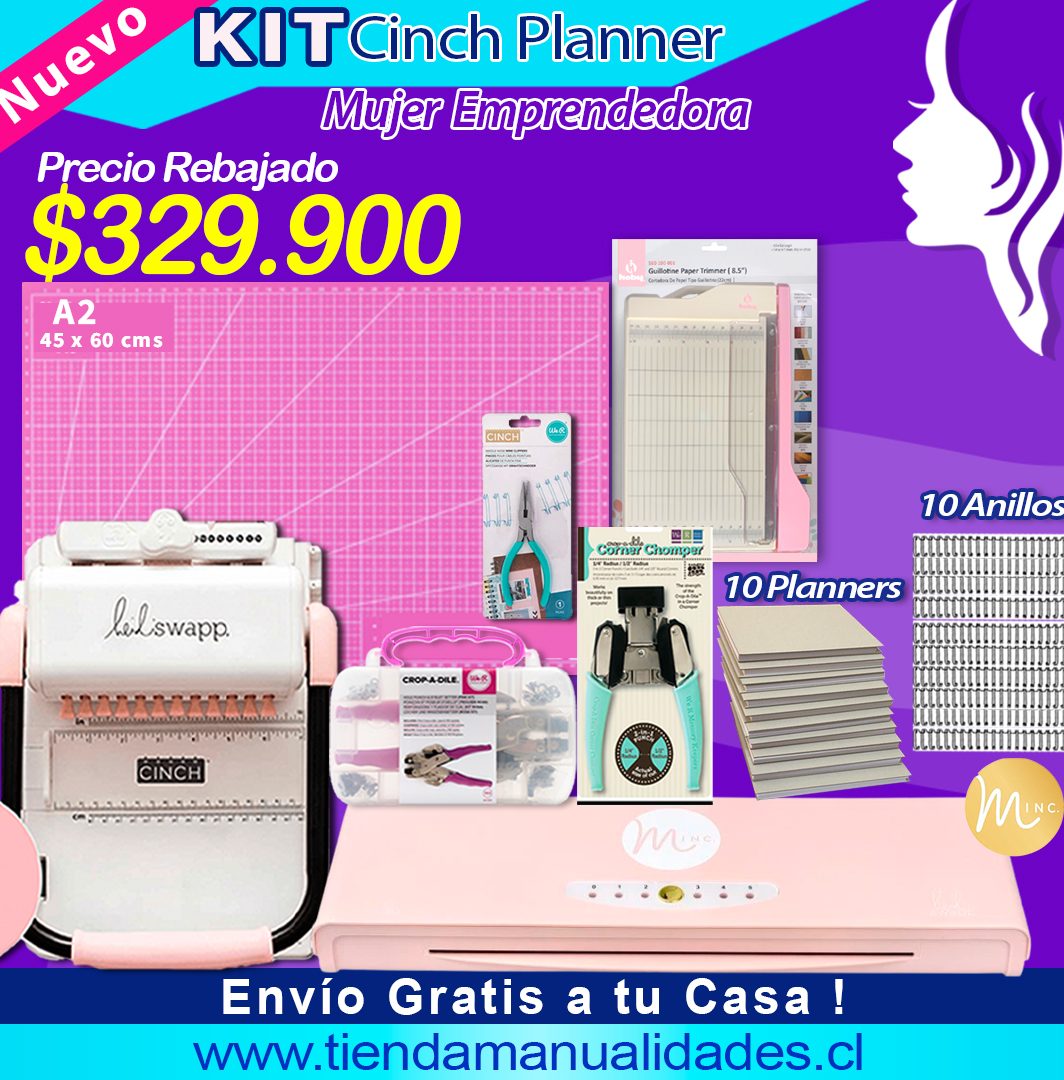 CH360 KIT CINCH CUADRADA + LAMINADORA MINC