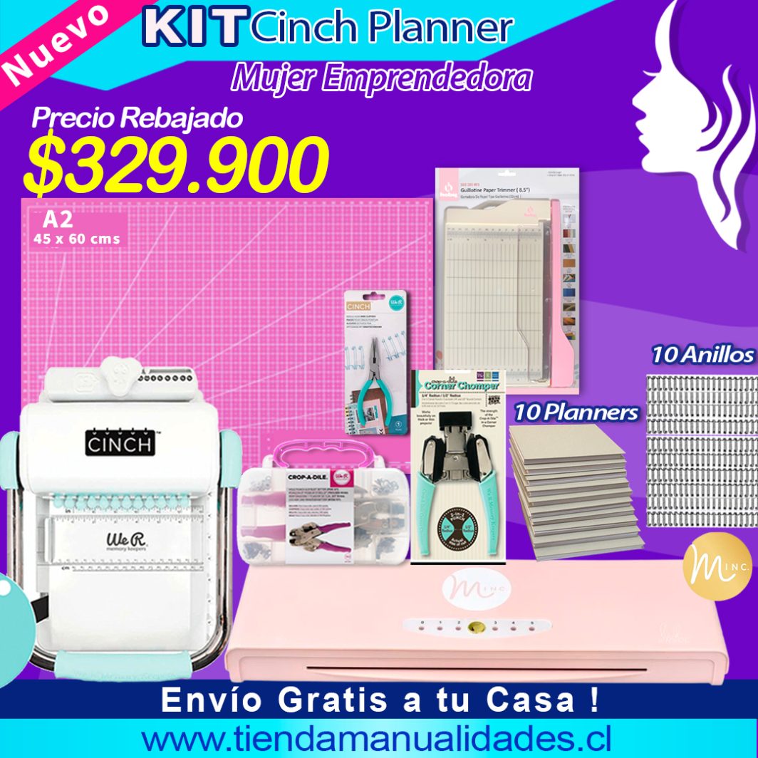 CH355 KIT CINCH REDONDA + LAMINADORA MINC