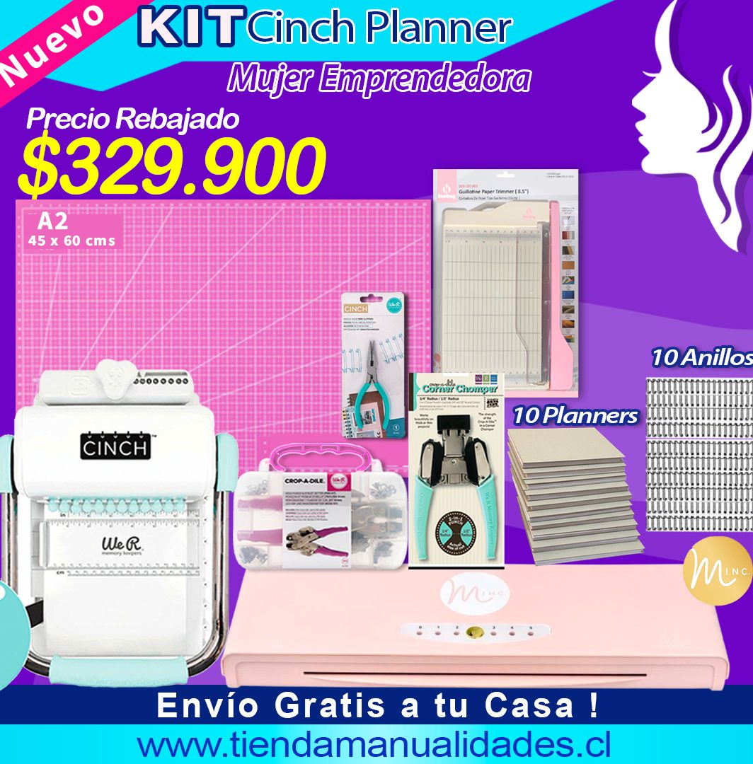 CH355 KIT CINCH REDONDA + LAMINADORA MINC