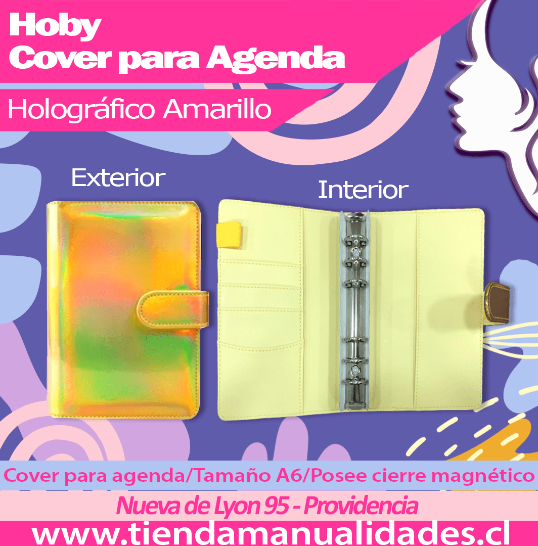 CH-01 COVER HOLOGRAFICO AMARILLO