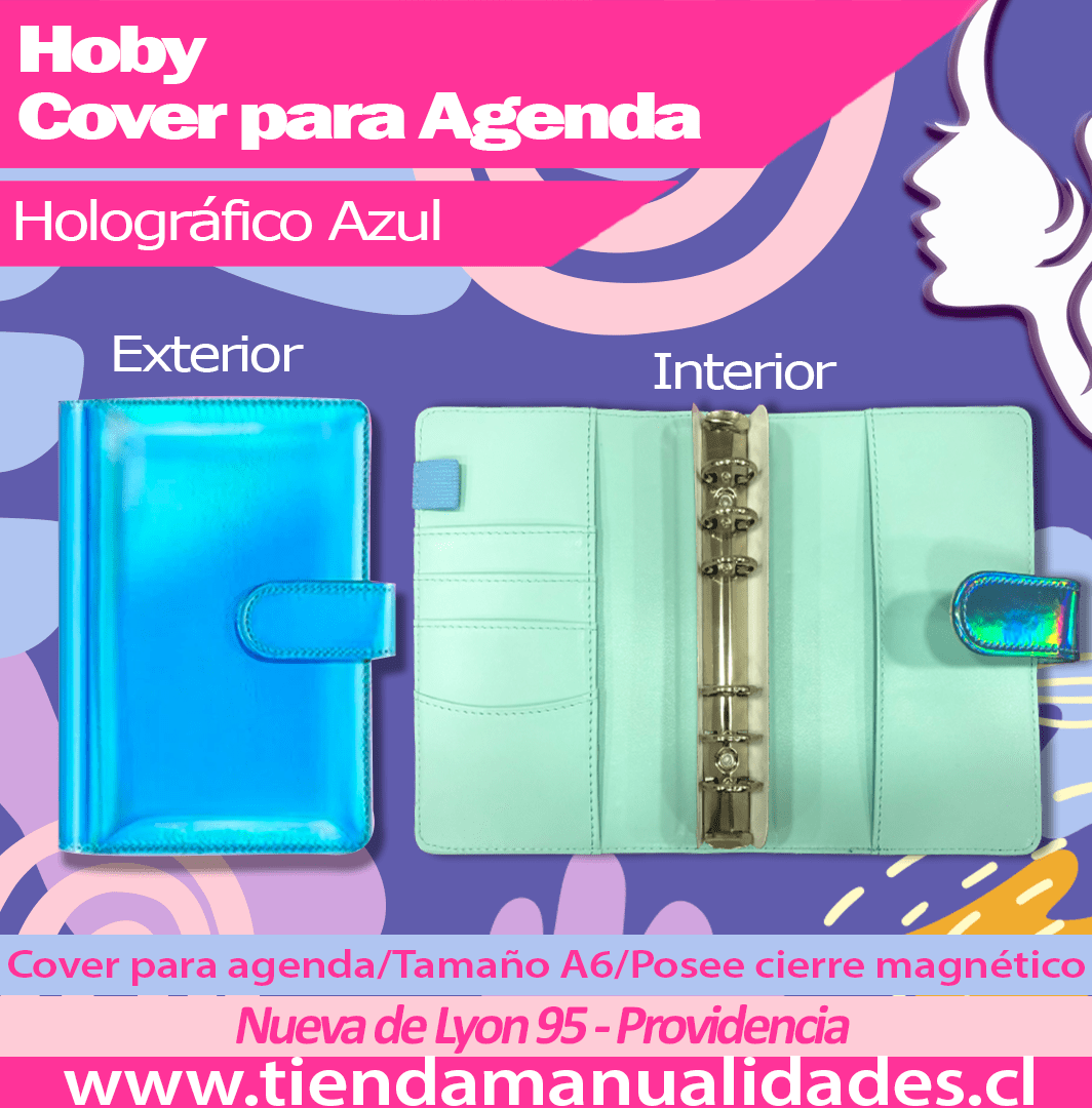 CH-02 COVER HOLOGRAFICO AZUL