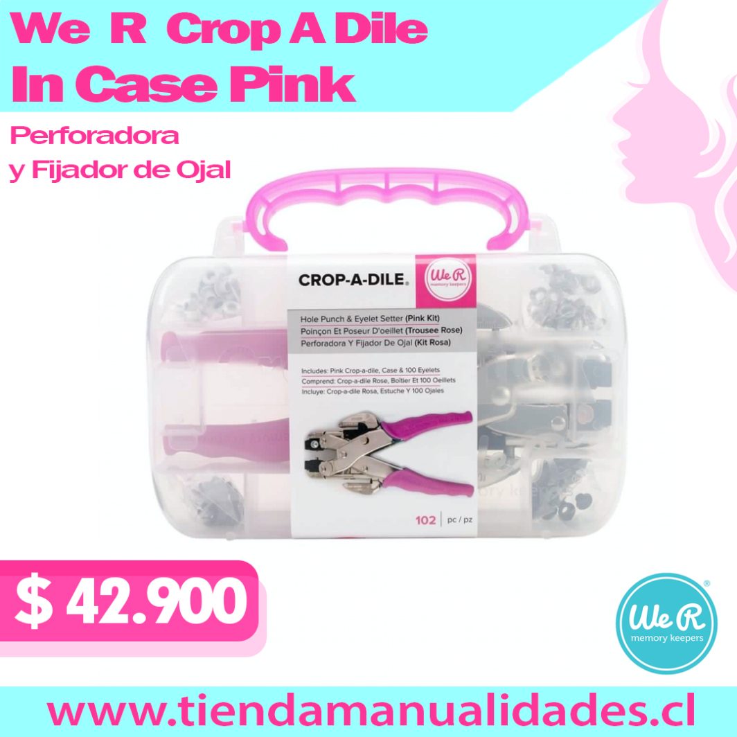 We R memory Keepers -Crop A Dile In Case Pink