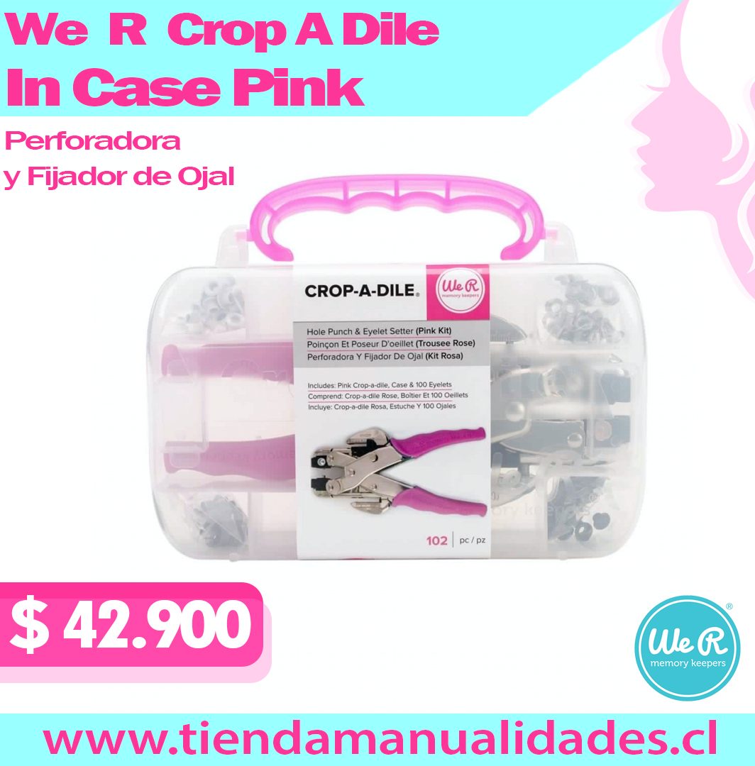 We R memory Keepers -Crop A Dile In Case Pink