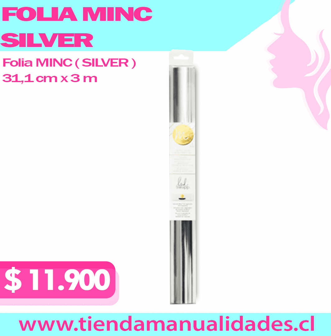 Folia MINC ( SILVER ) 31,1 cm x 3 m