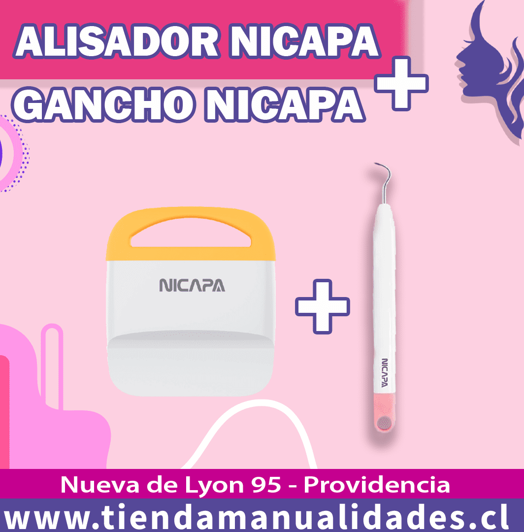 Gancho Nicapa + Alisador Nicapa - Envío gratis - Entrega Inmediata