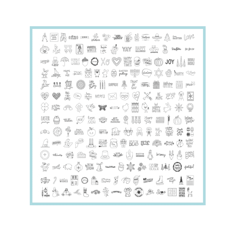FOIL QUILL – 200 DISEÑOS DESCARGABLES (HOLYDAY )