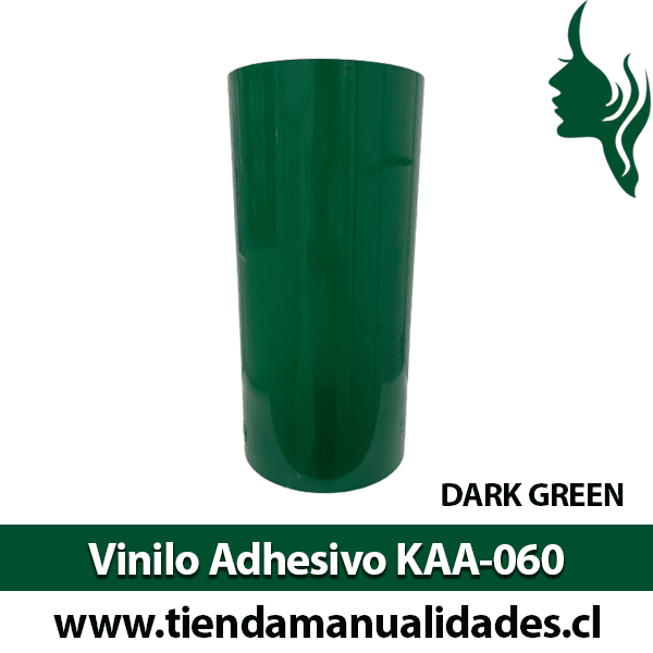KAA-060 Vinilo Adhesivo Decorativo Dark Green brillante Premium (30cm x 1m largo)