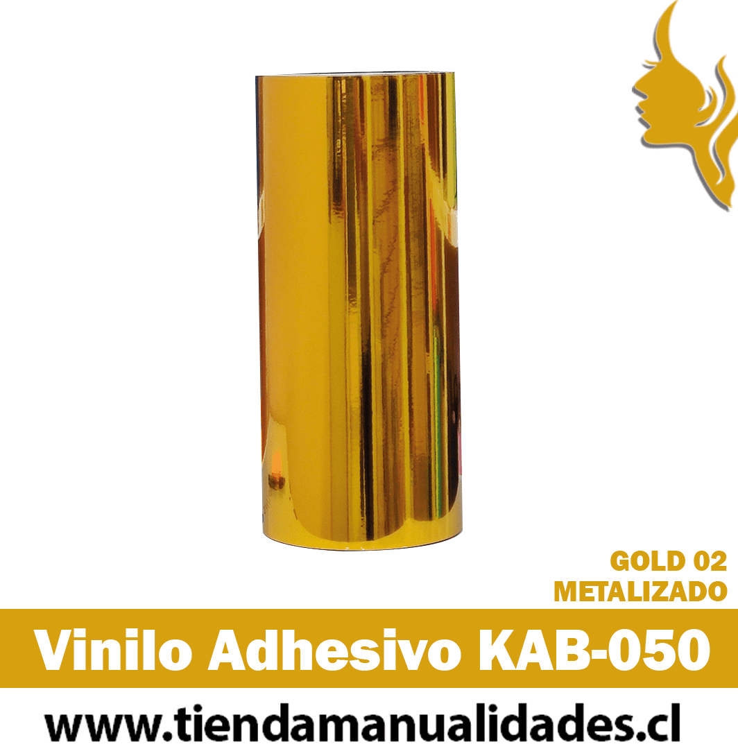 KAB-050 Vinilo Adhesivo Decorativo GOLD 02 Premium (30cm x 1m largo)