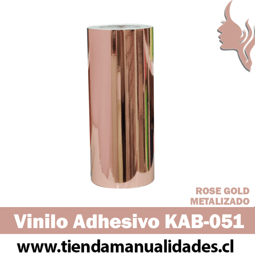 KAB-051 Vinilo Adhesivo Decorativo ROSE GOLD Premium (30cm x 1m largo)