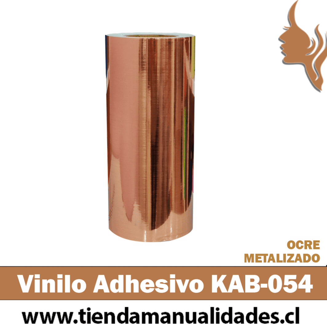 KAB-054 Vinilo Adhesivo Decorativo OCRE METALIZADO Premium (30cm x 1m largo)