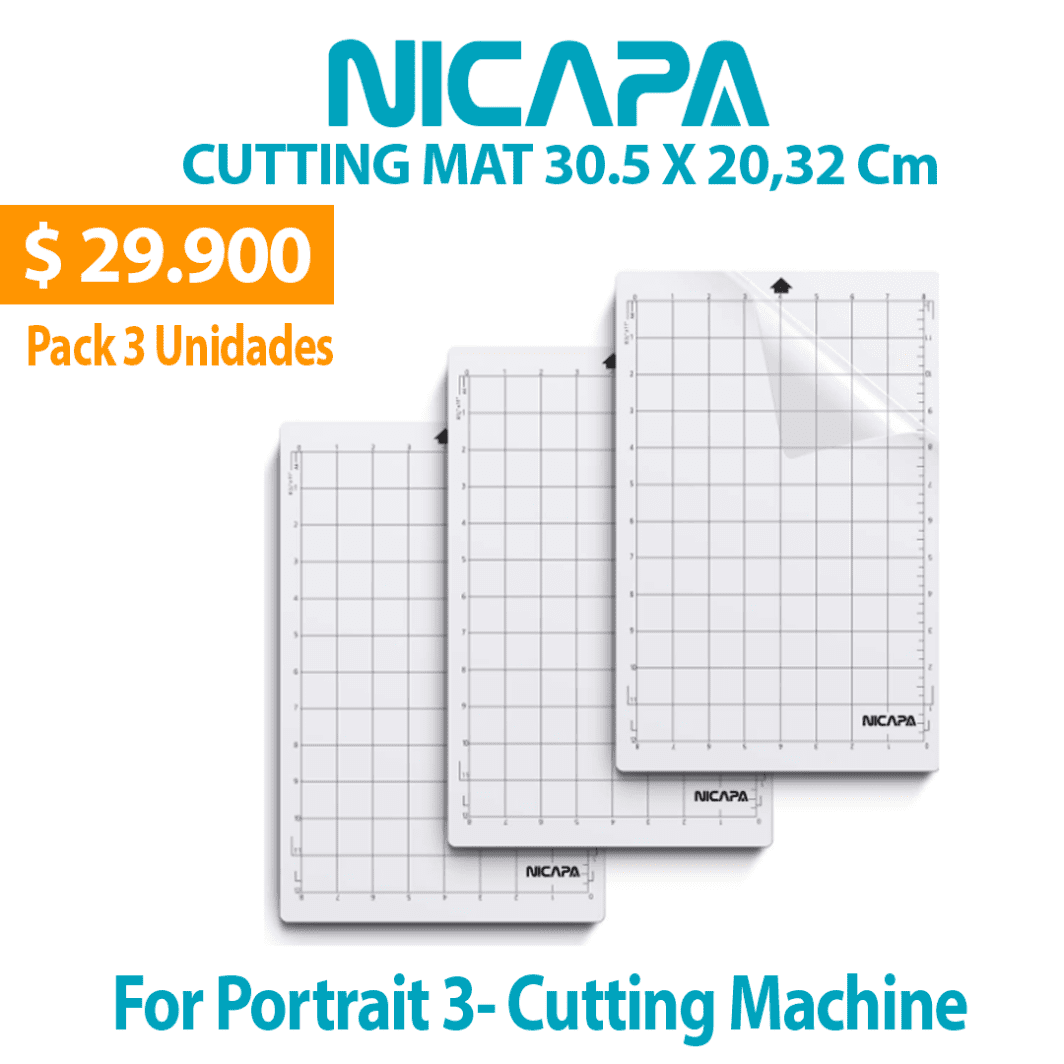 NI-P-01-SET 3 UNIDADES -  Mat Corte (TAPETE) NICAPA 30.5 x 20,3 Cm, For PORTRAIT 3