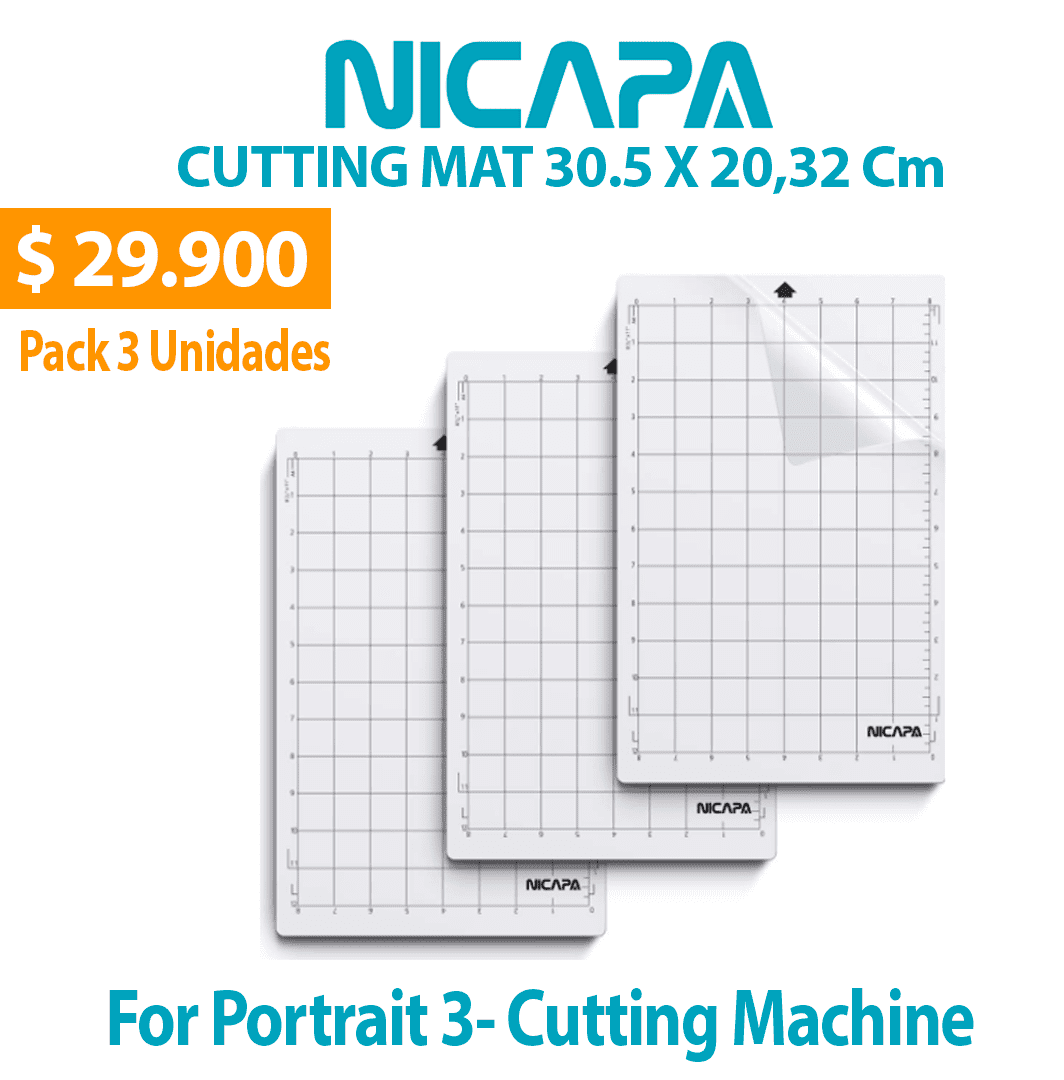 NI-P-01-SET 3 UNIDADES -  Mat Corte (TAPETE) NICAPA 30.5 x 20,3 Cm, For PORTRAIT 3