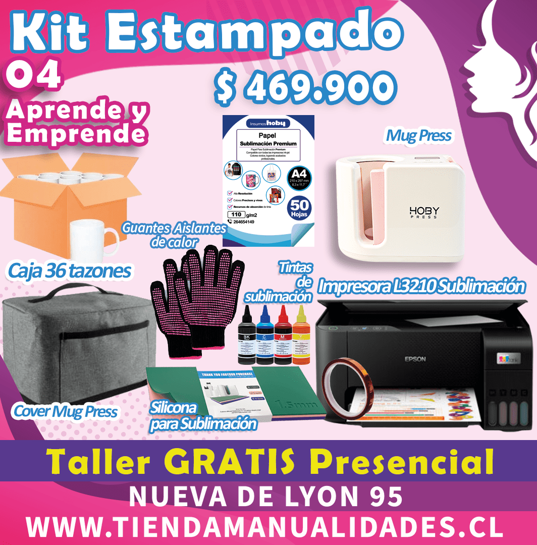 ES225 Kit Sublimación y Estampado-04 - Entrega Inmediata