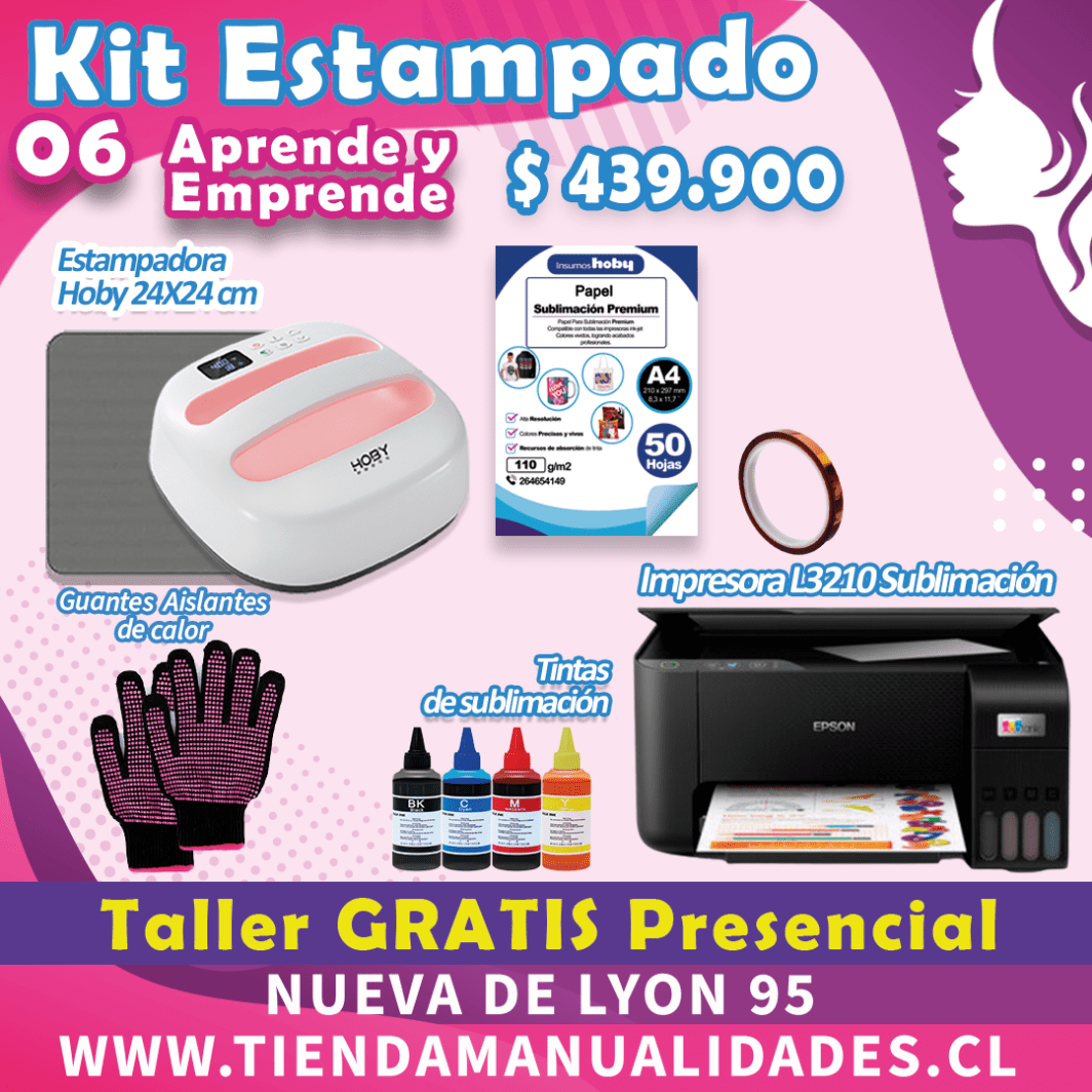 ES210 Kit Sublimación y Estampado-06 -Entrega Inmediata