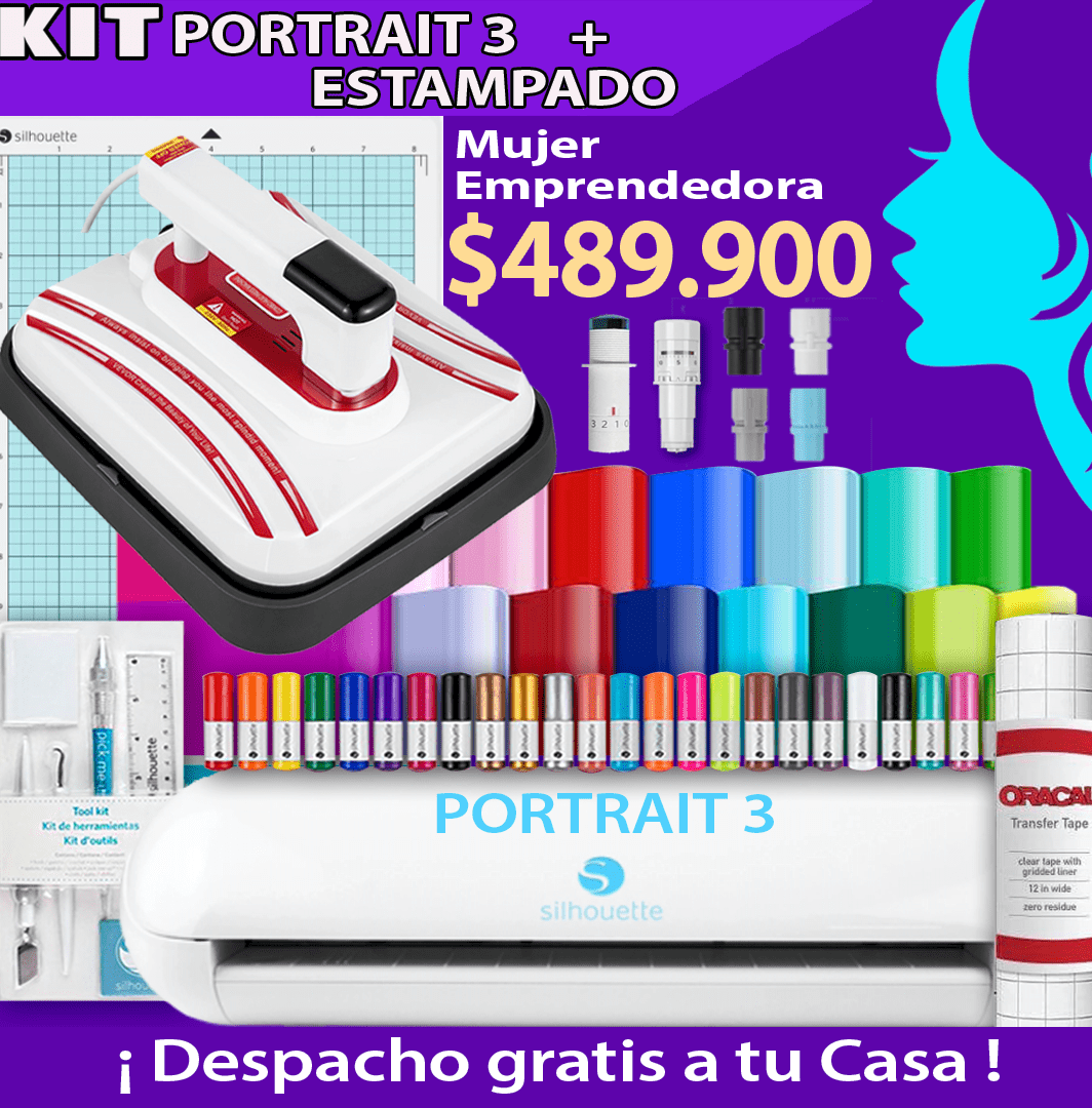 PH01 Kit PORTRAIT 3+ Estampadora 25x30cm - ENTREGA INMEDIATA