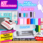 0KPM-TM03 Kit Silhouette Portrait 3 +TALLER Productividad Presencial - Entrega Inmediata