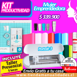 0KPM-TM01 Kit Silhouette Portrait 3 +TALLER Productividad Presencial - Entrega Inmediata
