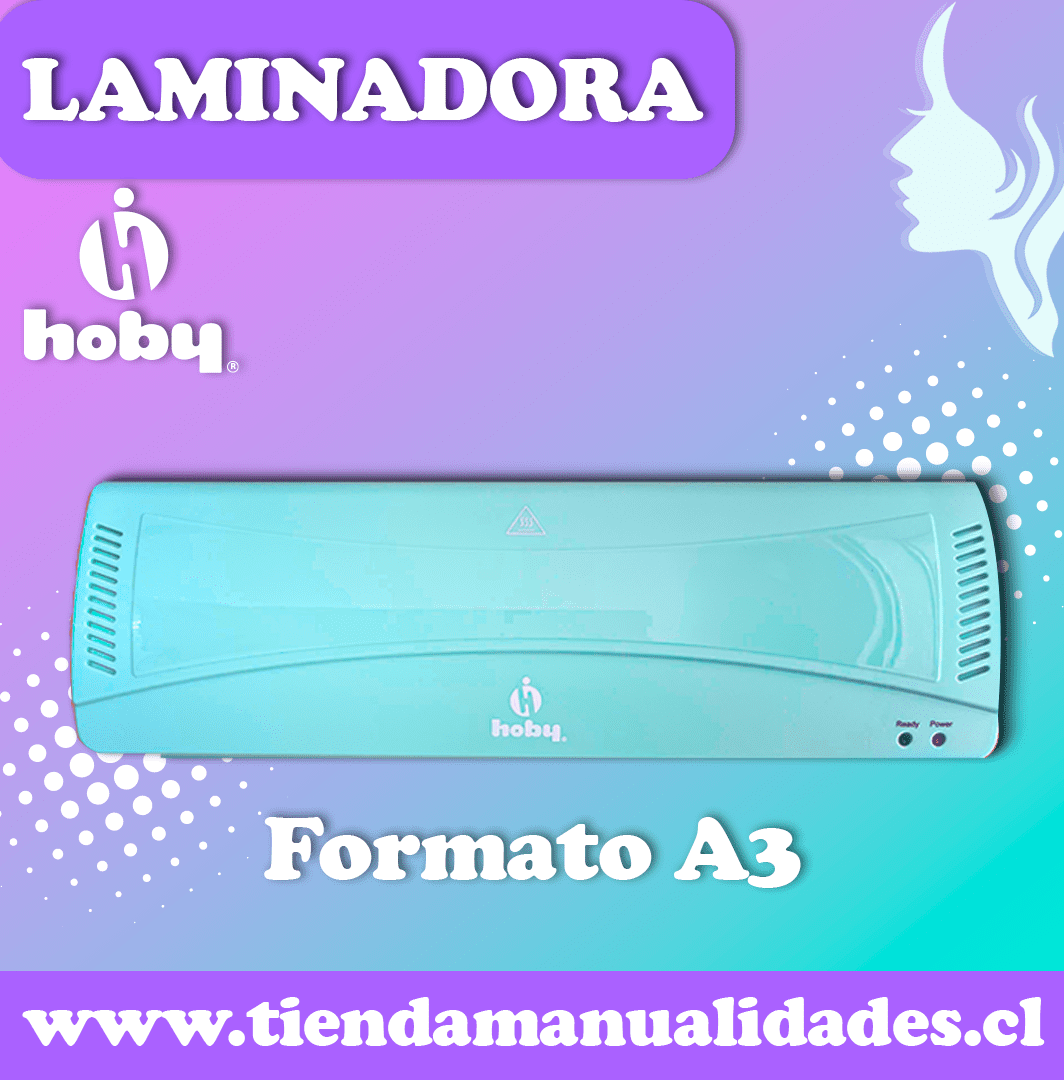 LAM105 Laminadora Térmica de Escritorio Color Menta Hoby