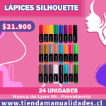 AMH 07-LÁPICES SILHOUETTE- 24 UNIDADES - ENTREGA INMEDIATA