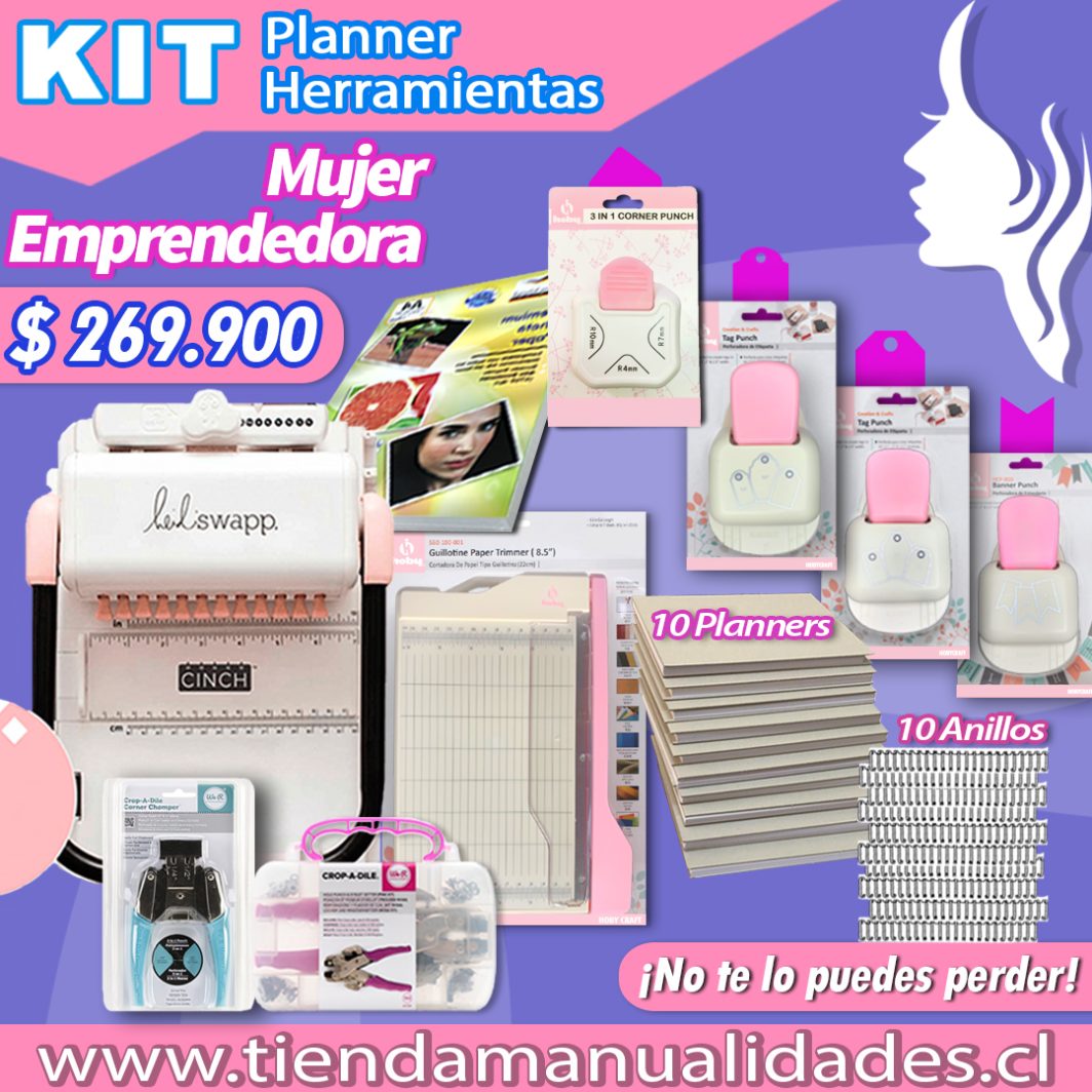 CH310 KIT CINCH CUADRADA + PLANNERS + HERRAMIENTAS
