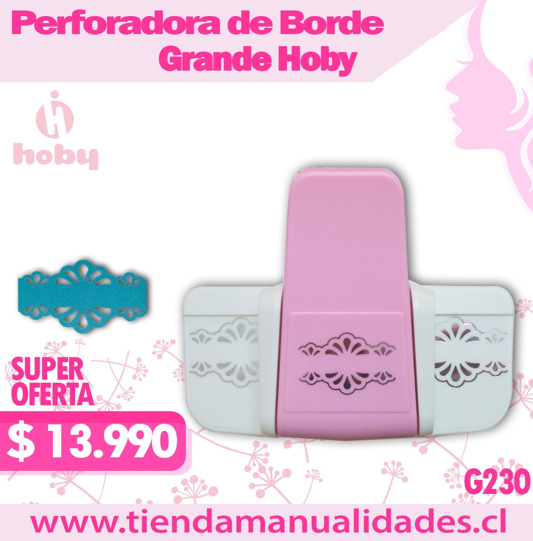 HG 230 Fancy Border Punch Petalos de Flor
