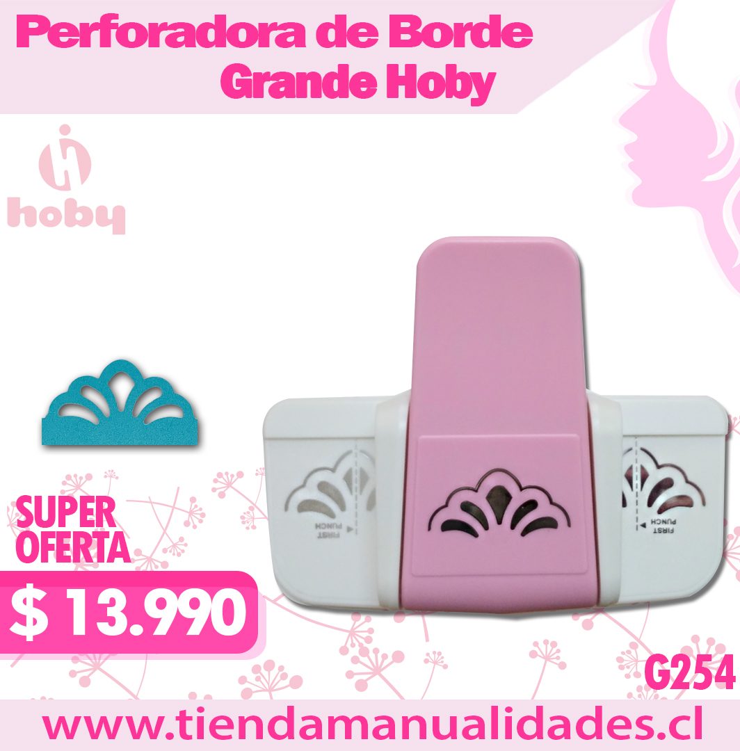 HG 254 Fancy Border Punch Flor de Loto