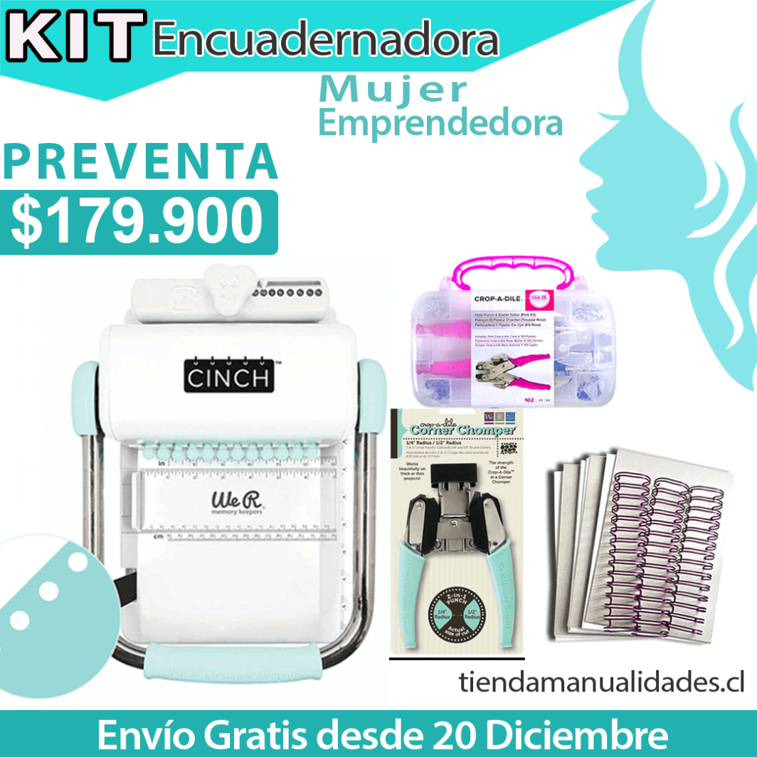CH150 KIT CINCH REDONDA + CROP A DILE + CORNER CHOMPER