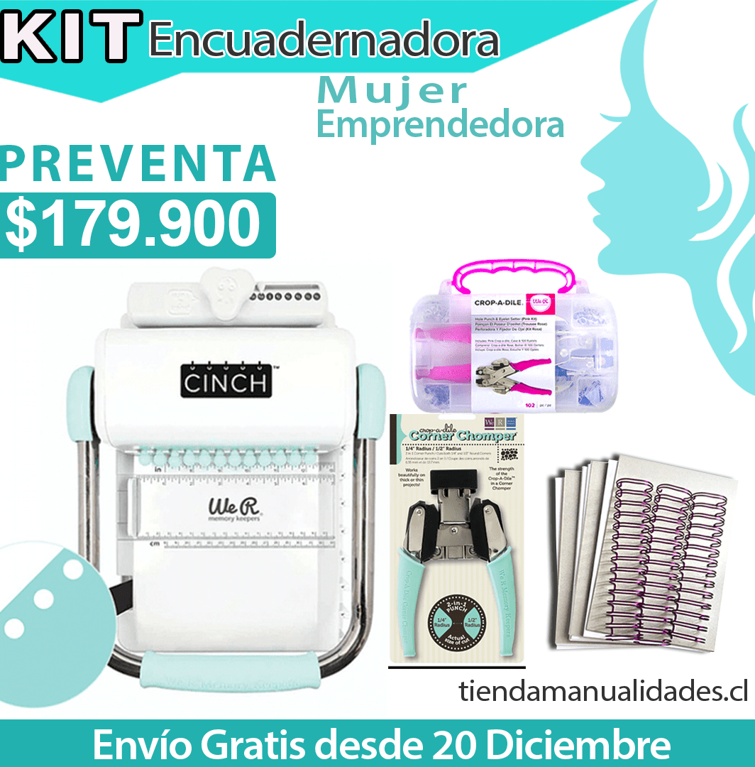 CH150 KIT CINCH REDONDA + CROP A DILE + CORNER CHOMPER