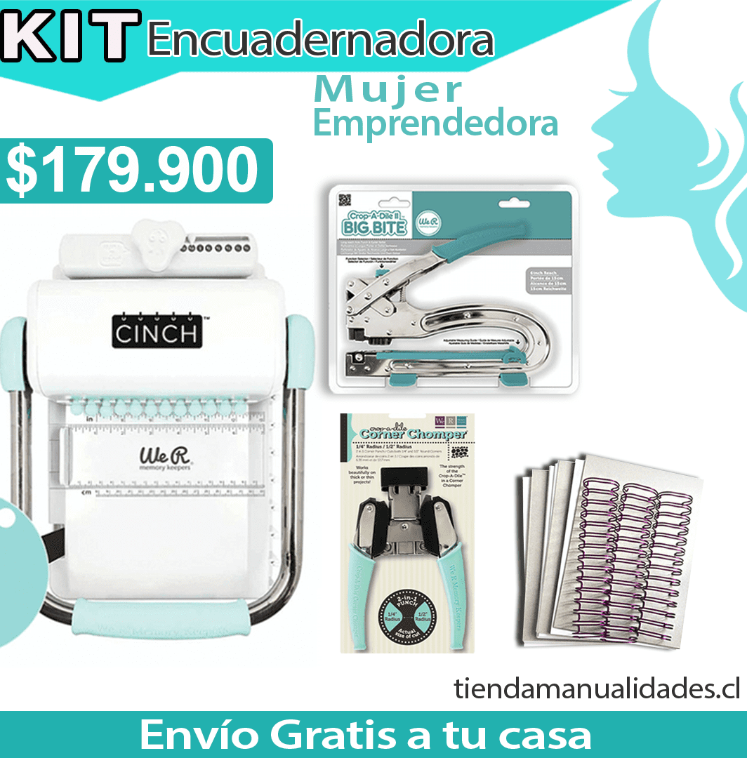 CH160 KIT CINCH REDONDA + CROP A DILE BIG BITE+ CORNER CHOMPER
