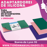 KSE-07 Adaptadores de Silicona para estampadora de tazas -Entrega Inmediata