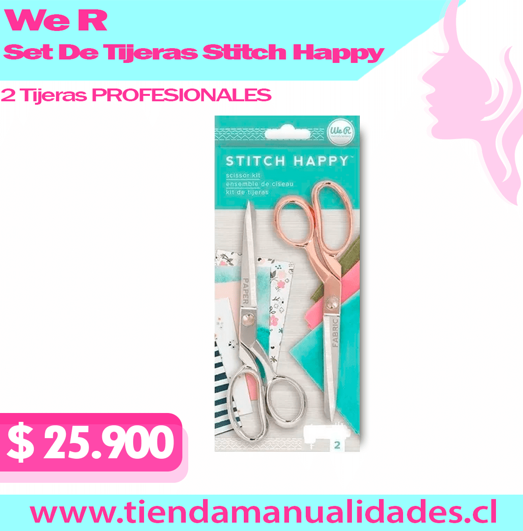 We R Memory Keepers - Set De Tijeras Stitch Happy-660393