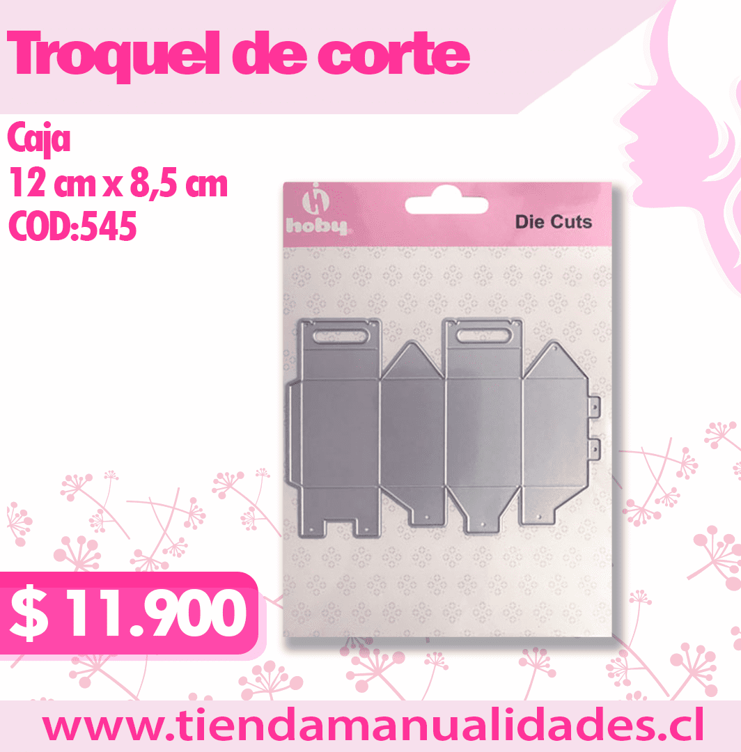 TH-04 - COD 545- Troquel Caja Espirales HOBY -ENTREGA INMEDIATA
