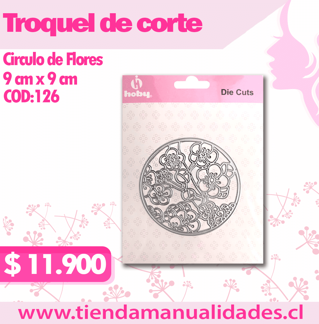 TH-05 - COD 126- Circulo de Flores HOBY -ENTREGA INMEDIATA