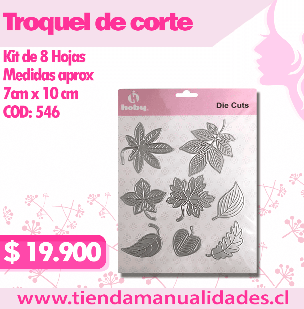TH-11 - COD 546- Troquel Hojas HOBY -ENTREGA INMEDIATA