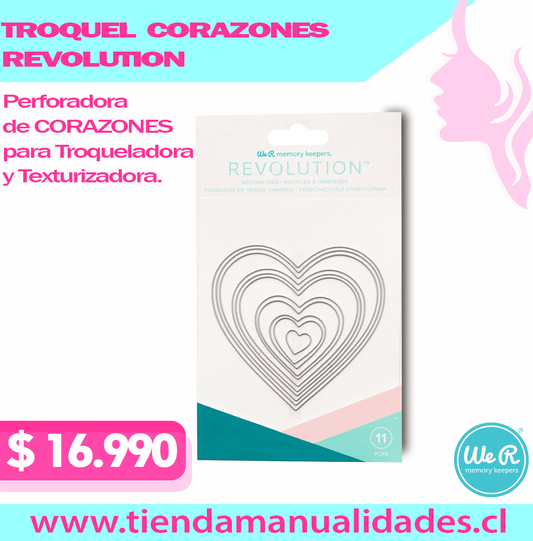 We R Memory Keepers -TROQUEL CORAZONES -661188