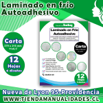 AIP-07 LAMINADO EN FRÍO AUTOADHESIVO /CARTA – 12 HOJAS 6 DISEÑOS – ENTREGA INMEDIATA