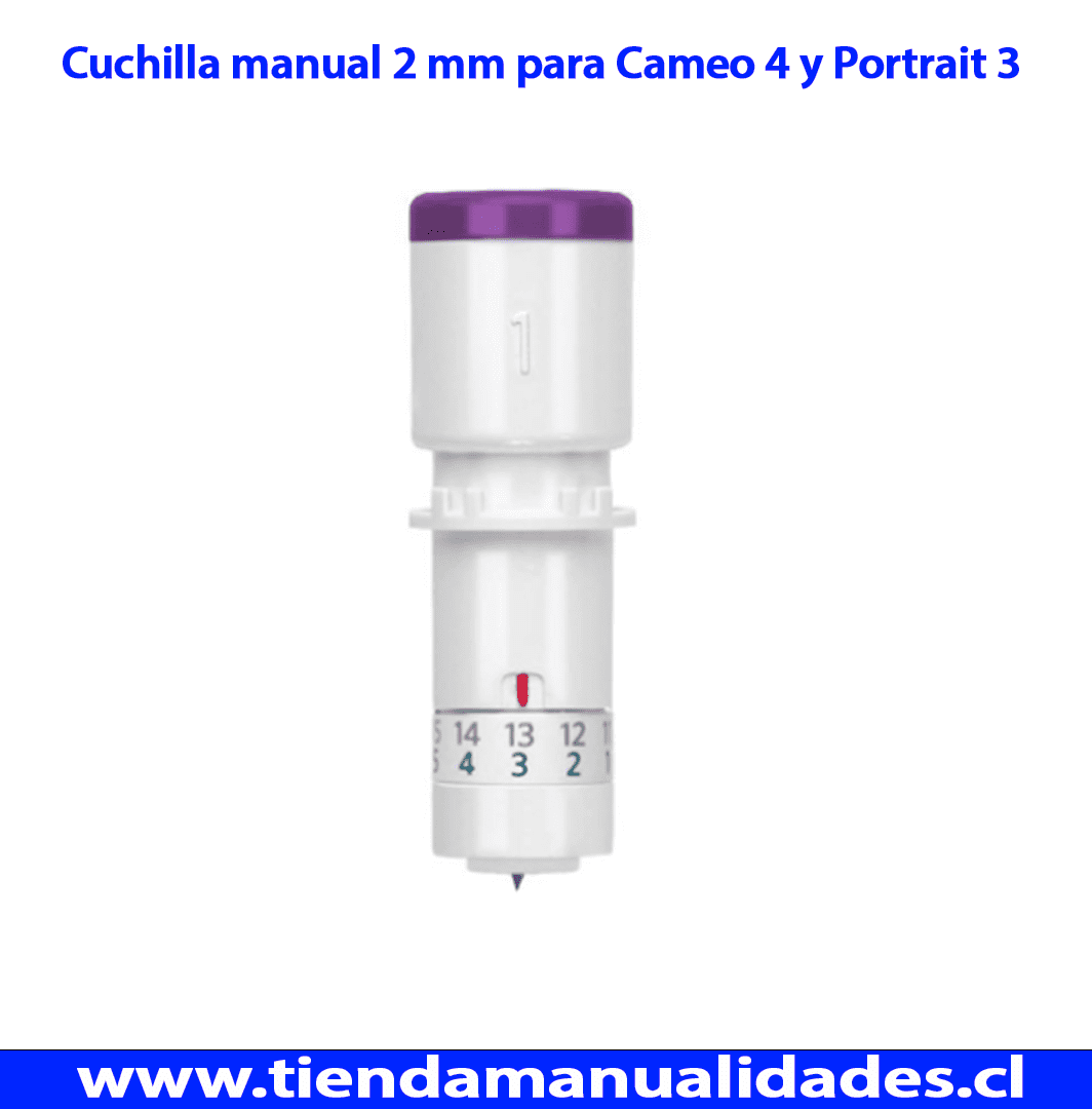 Cuchilla 2mm Corte Profundo- Cameo 4 y Portrait 3