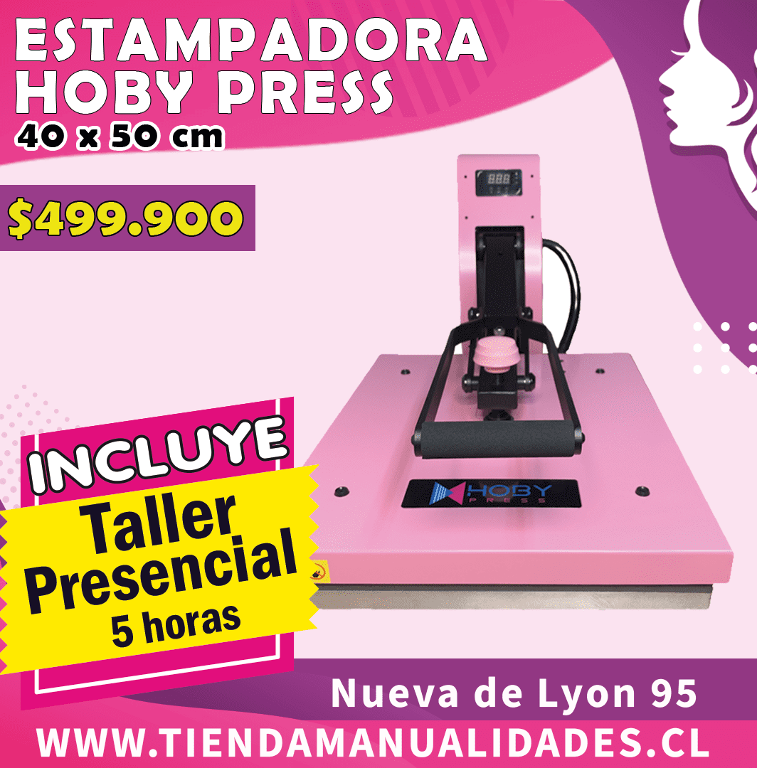 ES240 ESTAMPADORA HOBY PRESS 40 X 50 CM  + TALLER - Entrega Inmediata